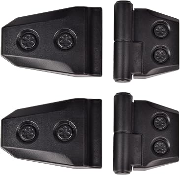 Set of 2 decorative trim stickers for car engine hood hinges designed for 2018-2020 Suzuki JB64 and JB74
