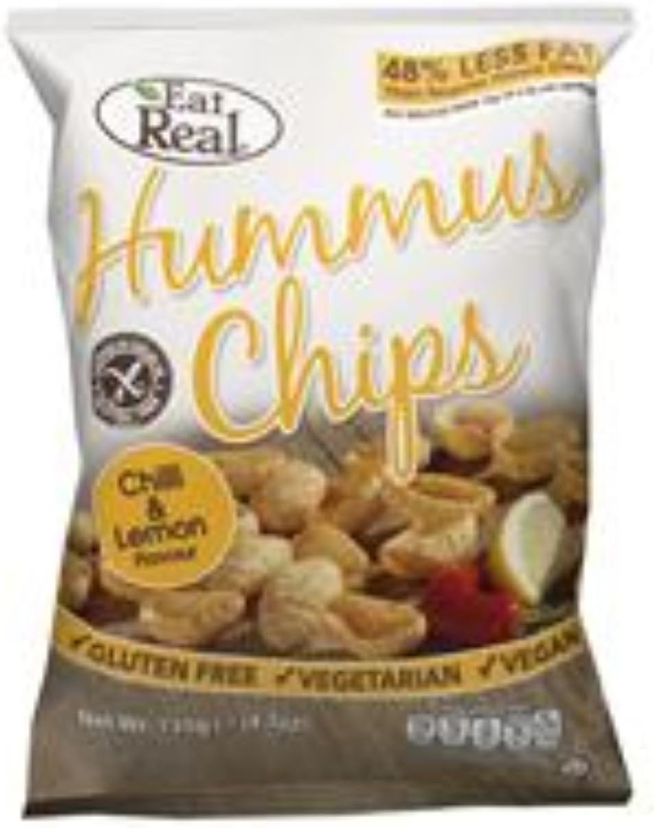 Eat Real - Hummus Chips - Chilli & Lemon - 135g