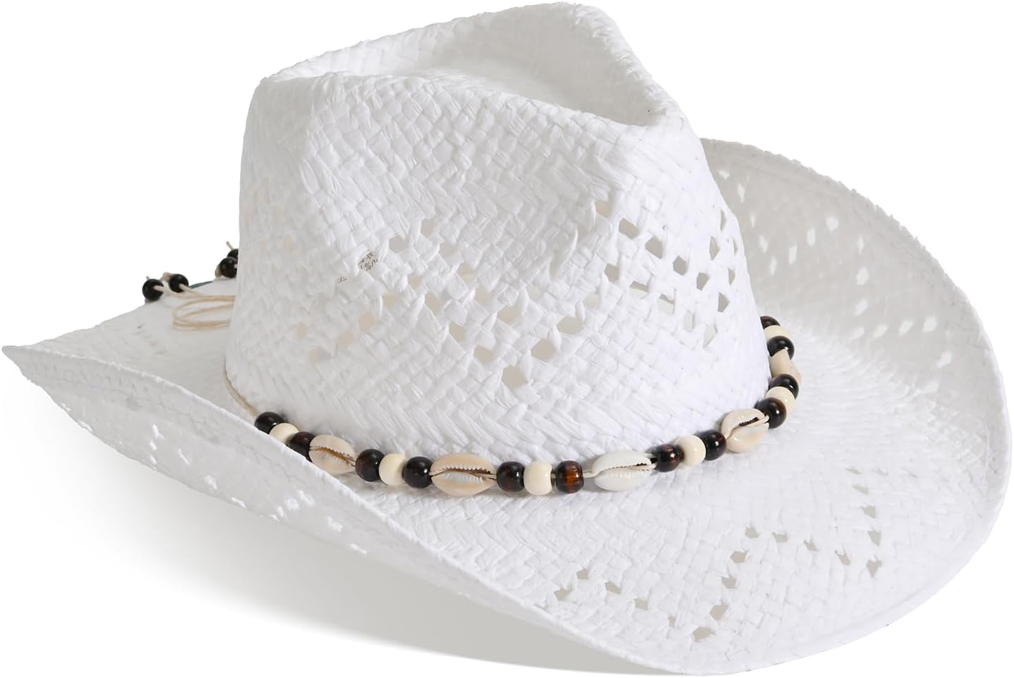 Cowboy Hats for Women & Men Straw Cowboy Hat Wide Brim Western Cowgirl Hats Summer Sun Hat
