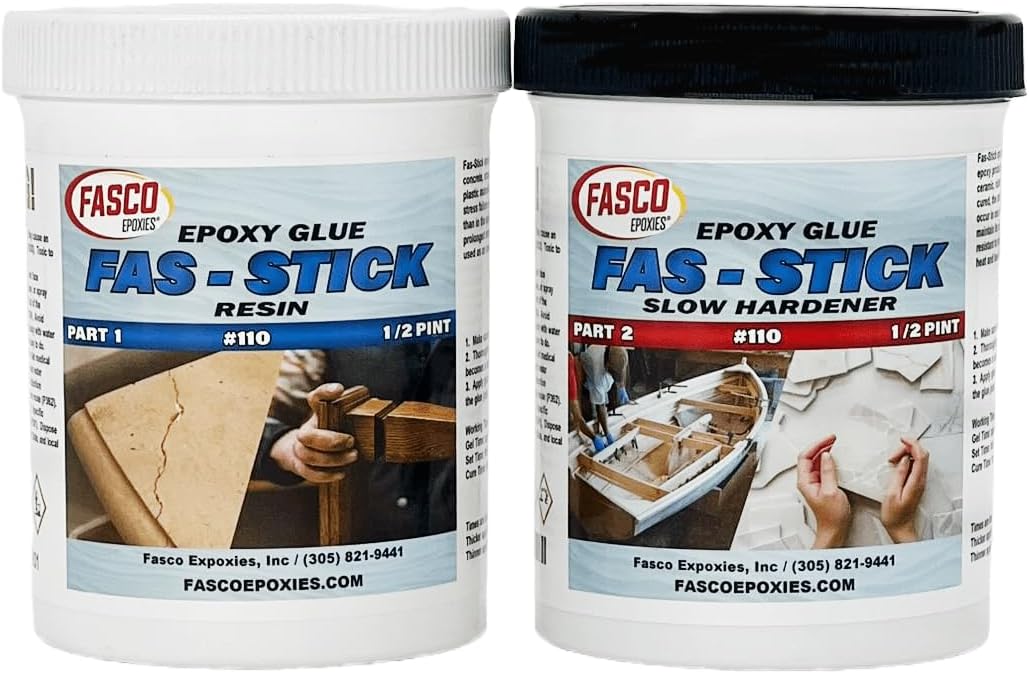 110 Epoxy Glue Pint Kit (Wood, Aluminum, Fiberglass)
