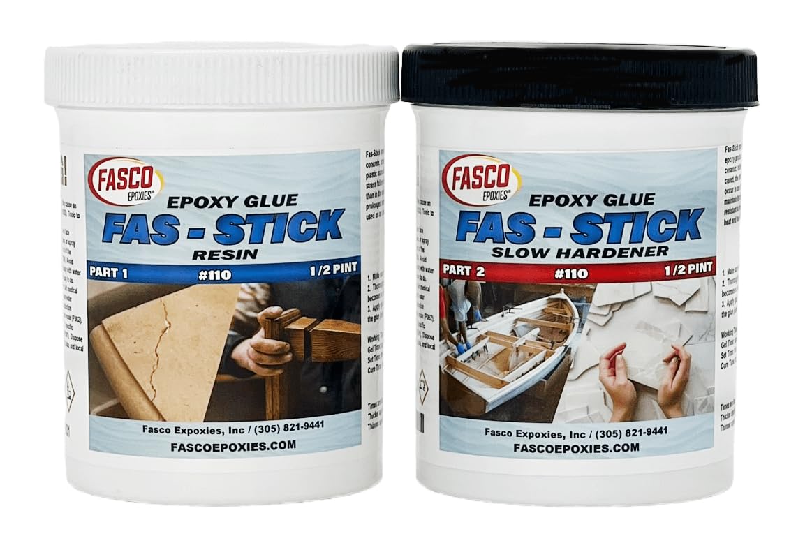 110 Epoxy Glue Pint Kit (Wood, Aluminum, Fiberglass)