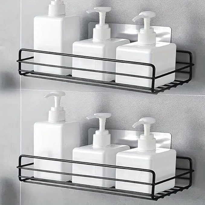 Multipurpose Shelf by SchmiedenBathroom Adhesive ShelStorage