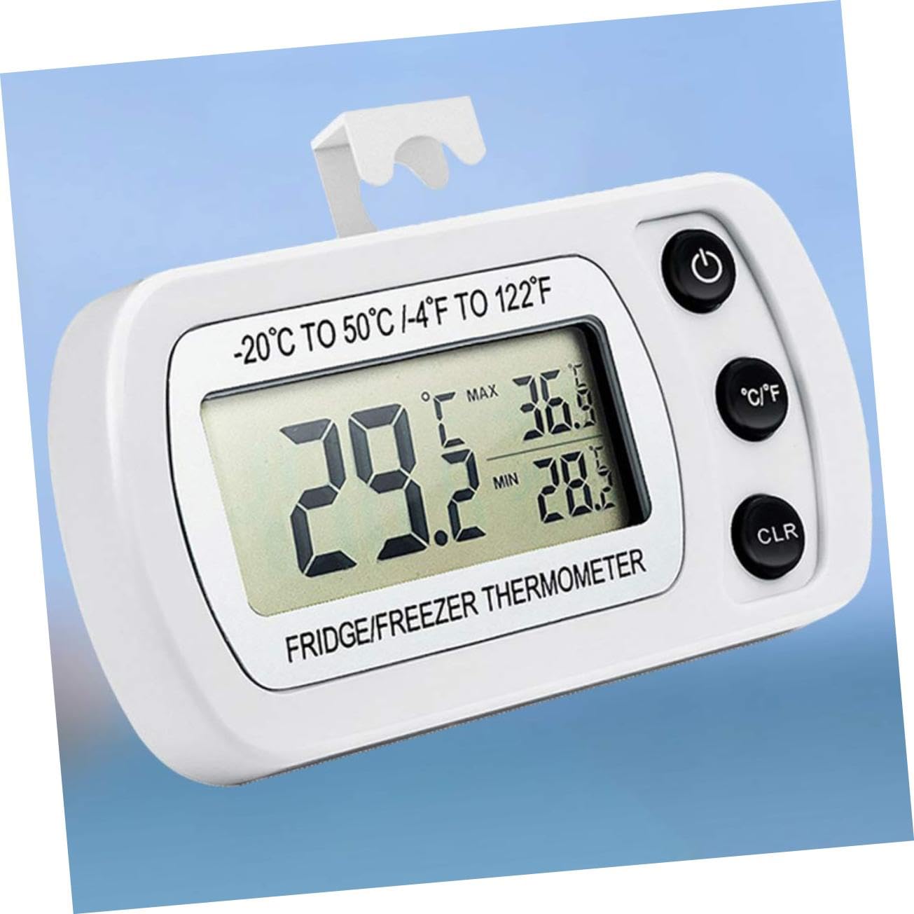 Alipis 6 Piezas termómetro de nevera temperatura más fría nevera de la alarma frigorifico y congelador termometro para frigorifico monitor de temperatura inalámbrico