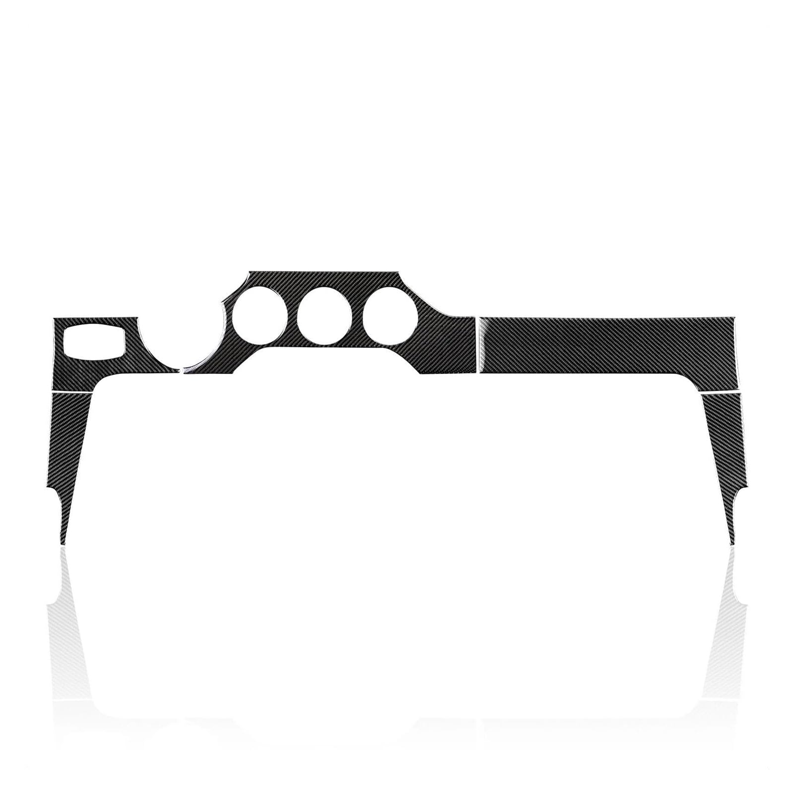 Center Console Trim for Mustang GT 2015-2021 Instrument Panel Sticker Decal Interior Trim(Black)
