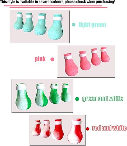 Miniatura 10 de Cubierta antiarañazos para gatos para rehabilitación de enfermería, botas de gato solo para gatos, guantes de baño ajustables para gatos (rosa-c)
