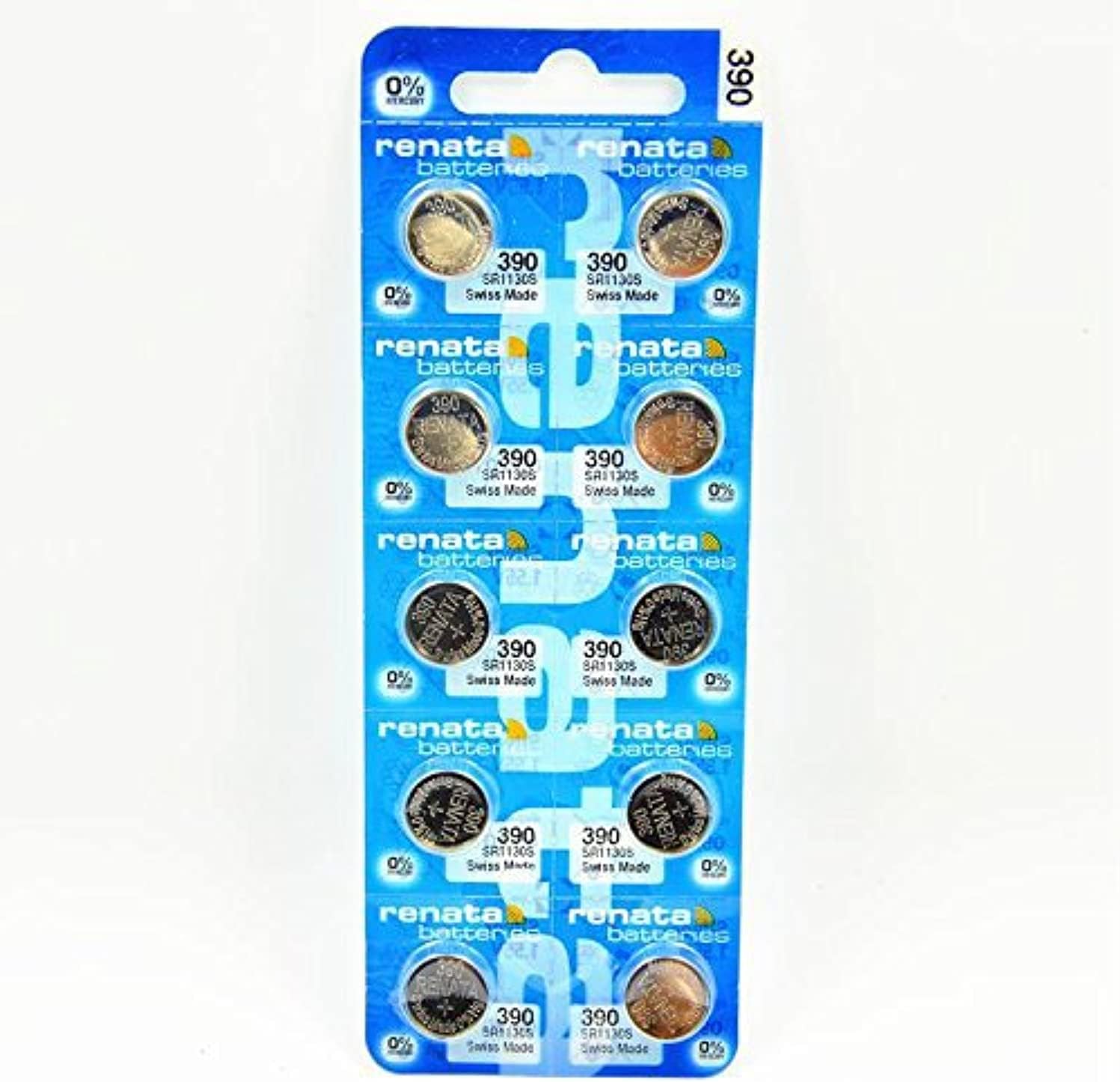 Renata 390 Silver Oxide 1.55v Watch Battery (Sr1130Sw): Amazon.co.uk ...