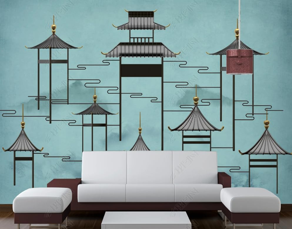Papier peint intissé paysage haut de gamme, poster géant mural salon 450x315cm