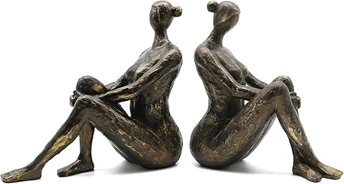 Sujetalibros decorativos para niña, soportes antideslizantes para libros, extremos creativos para sala de estar, oficina, decoración del hogar,