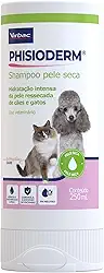 Virbac Phisioderm Shampoo Pele Seca para Cães e Gatos 250 mL
