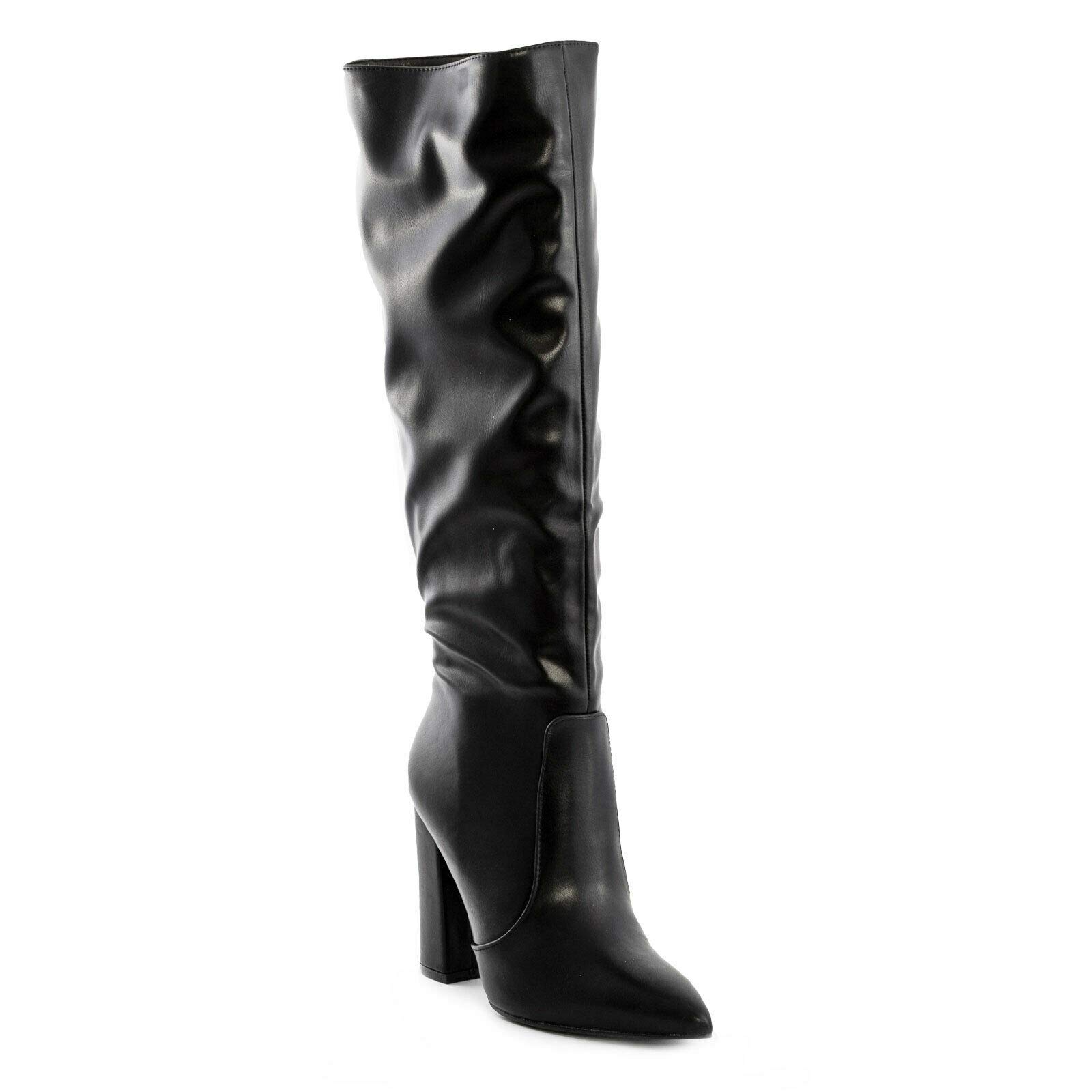 Toocool Stivali donna scarpe a punta al ginocchio tacchi alti stivaletti X8056