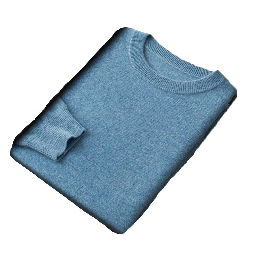 Pull homme col rond chaud et doux qui ne pique pas - 7