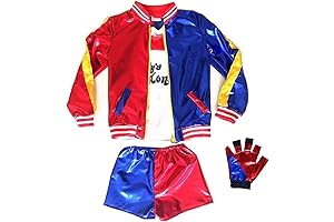Girls Halloween Costume - Harley Quinn THEMED SLIM FIT