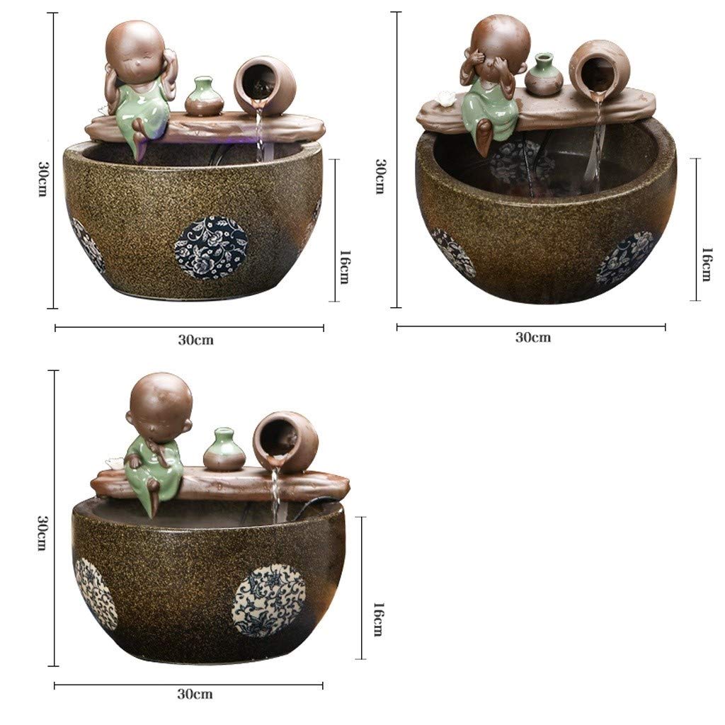 陶器の水の流れる置物 約30cm 陶器の水の流れる置物 約30cm 楽天市場