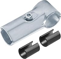 Fanmao 10 Sets T Pipe Clamp Connectors Tee Clamps for 3/4" EMT Conduit, Fits 1/2" with Adapter Shims, 2.5mm Thick Steel