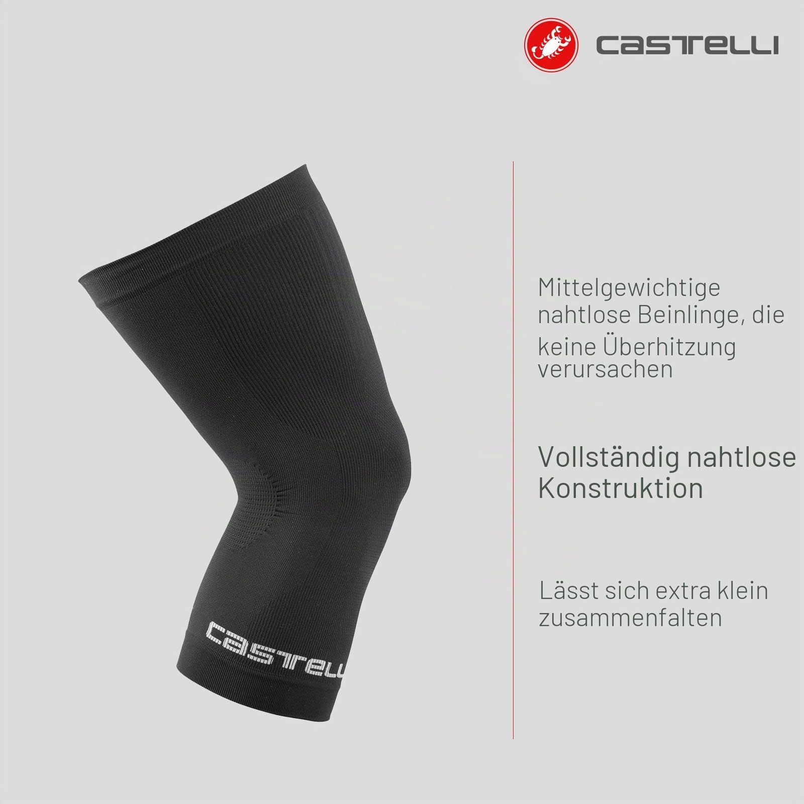 CASTELLI Unisex Pro Seamless Knee Warmer Leg warmers (1er Pack)