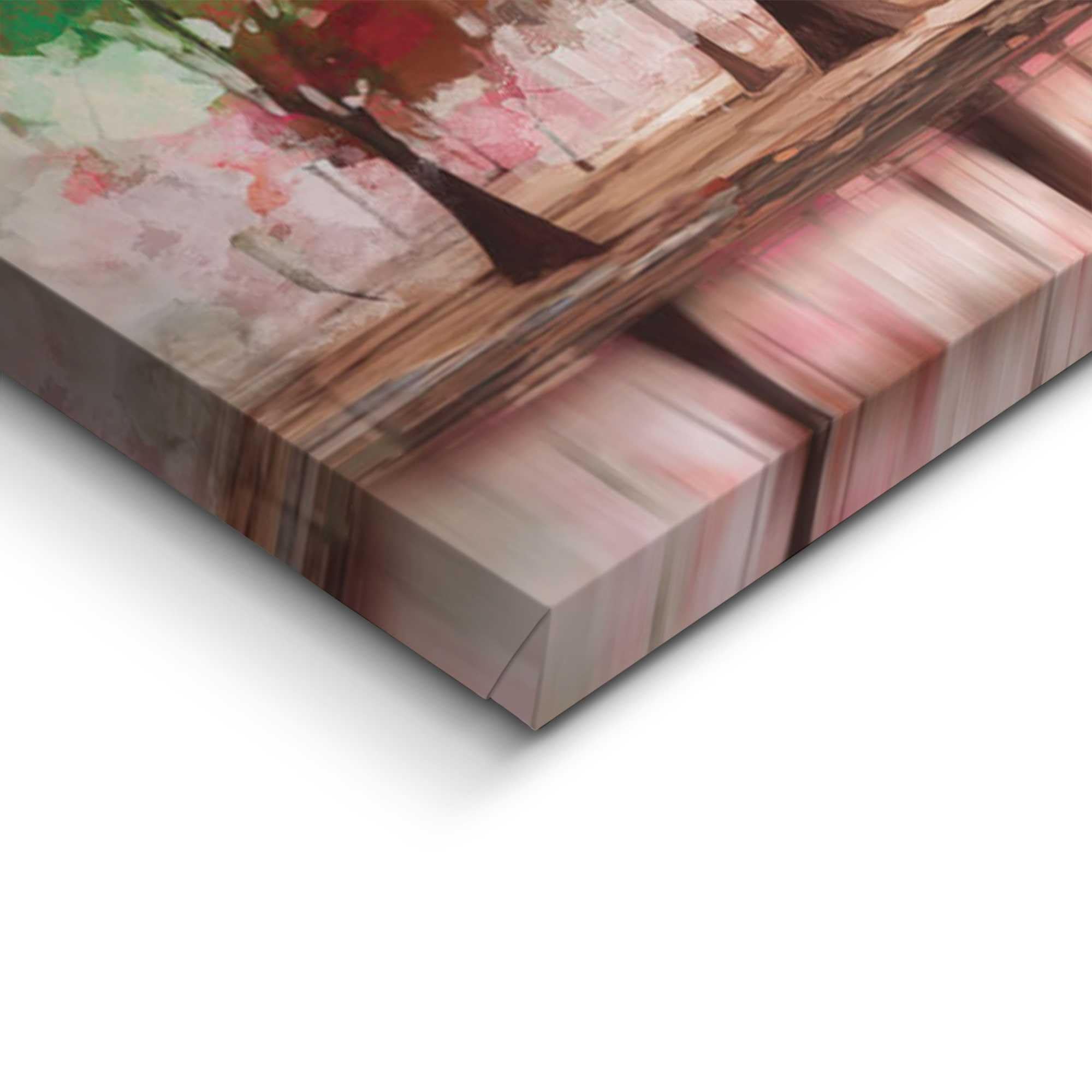 REINDERS Wandbild, Farbenfroher Wald, Wohnzimmer, MDF, 40 x 118