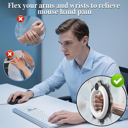 Miniatura 4 de Entrenamiento de brazos para hombres y mujeres, entrenador de antebrazo con manivela de 360, entrenador de pecho, hombros y brazo muscular, equipo