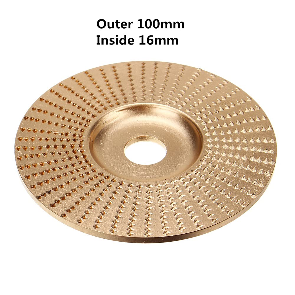 Holzschleifscheibe Aus Wolframcarbid – 16/22,2 Mm Bohrung, Für Winkelschleifer, Zum Schnitzen & Formen Von Holz