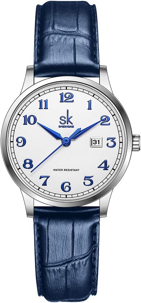 Shengke Original étanche Relogio Feminino Cuir Femmes Montres Japonais