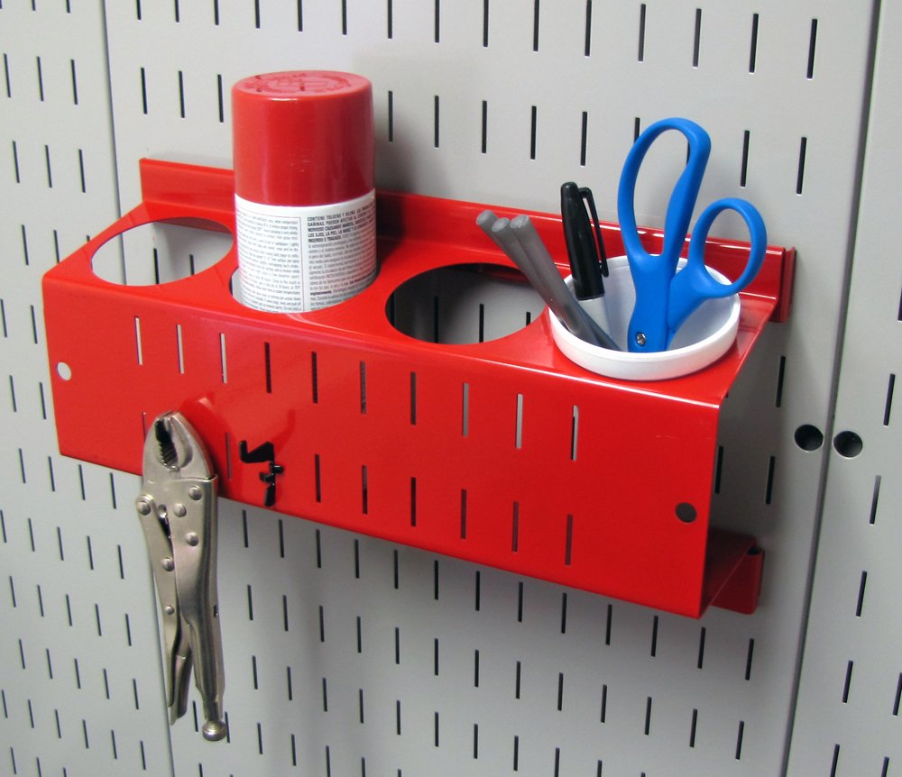 Wall Control Pegboard Spray Can Holder Bracket and Aerosol Can Organizer for Wall Control