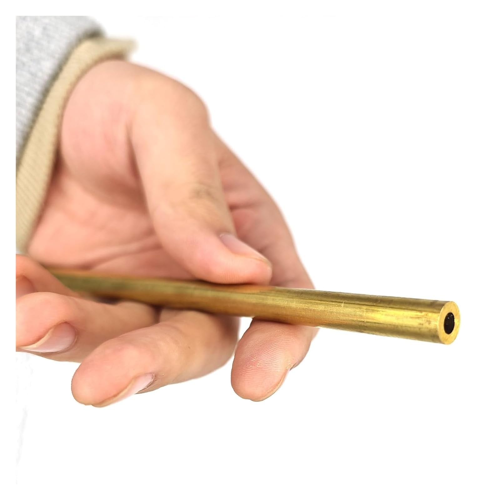 Tubo in ottone tondo diametro lunghezza 200 mm 300 mm 500 mm tubo senza saldatura(OD 16 x ID 14mm)