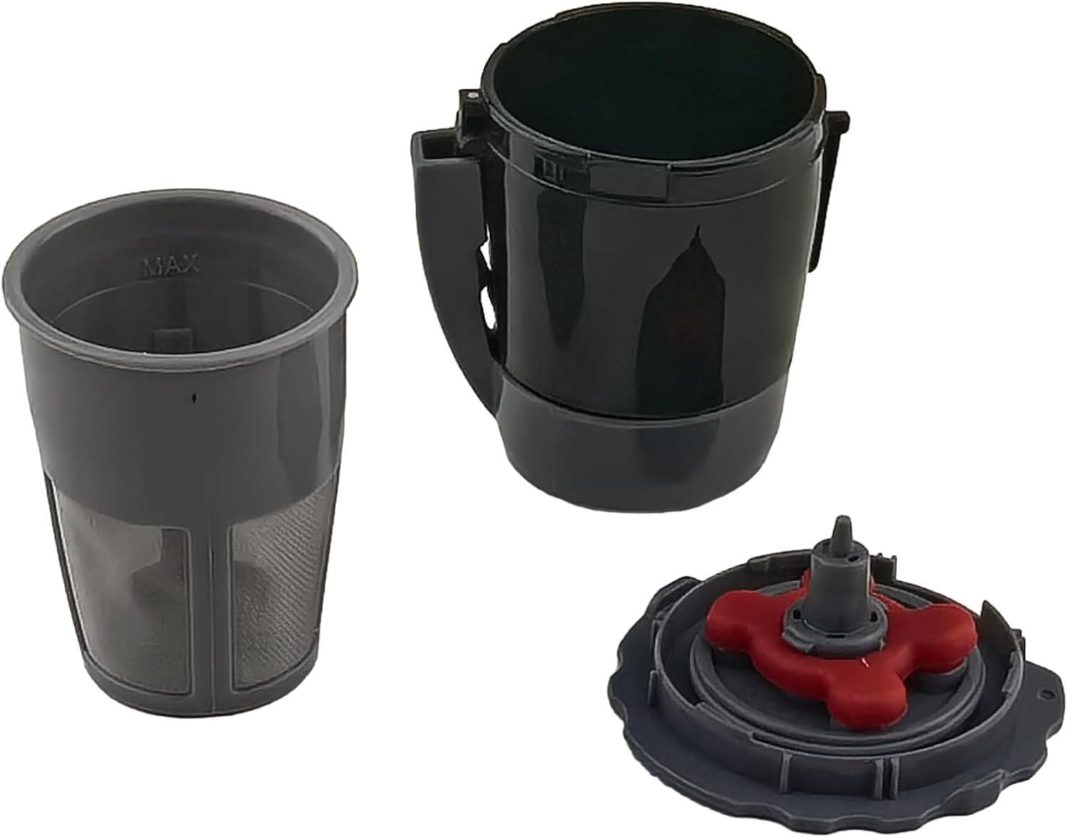 Universal Reusable K Cups Filter for Coffee Makers, Black