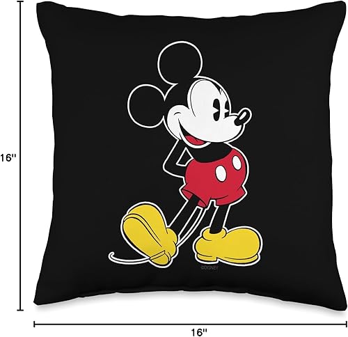 Miniatura 6 de Disney Mickey Mouse Classic Pose - Almohada negra