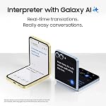 Samsung Galaxy Z Flip6, Smartphone AI, Smartphone Android, Stockage de 256 Go, Caméra Arrière de 50 MP, AI Flex Zoom, Traduction en Direct - Ombre Argentée (Version CAD & Garantie)