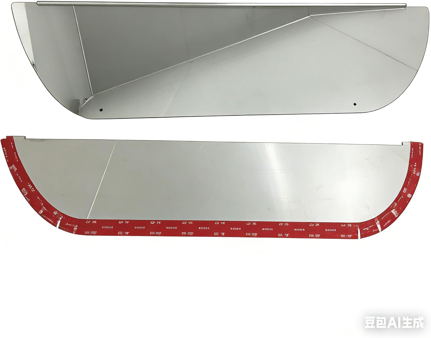 Stainless Steel 7'' Chopped Window Trim for 2008-2021 Freightliner Cascadia, 2 Pack