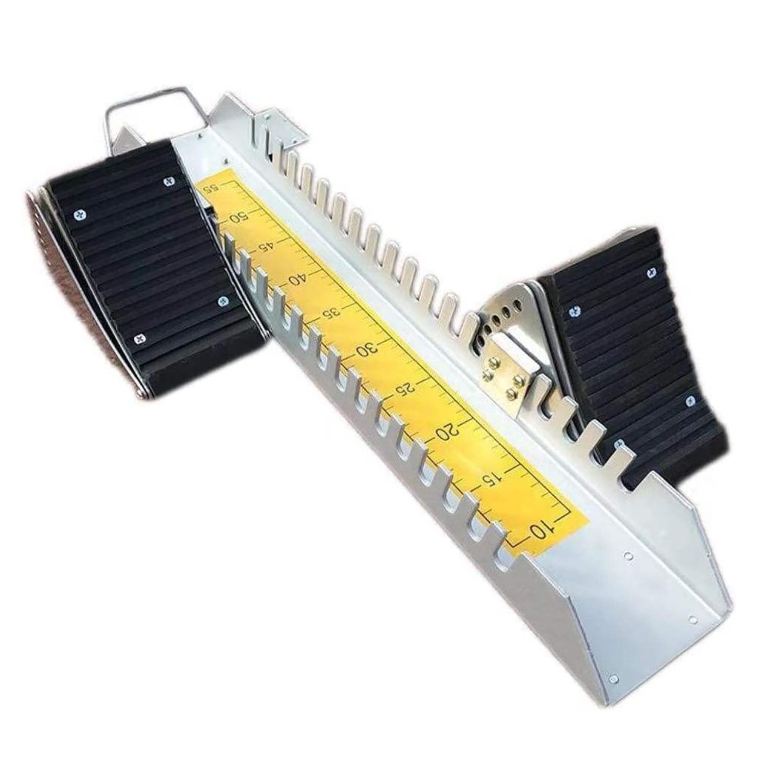 Bloque de Salida de Aluminio para Atletismo Escolar, Bloque de Salida Multifuncional Ajustable en 6 ángulos, para Pista de Ceniza de plástico.