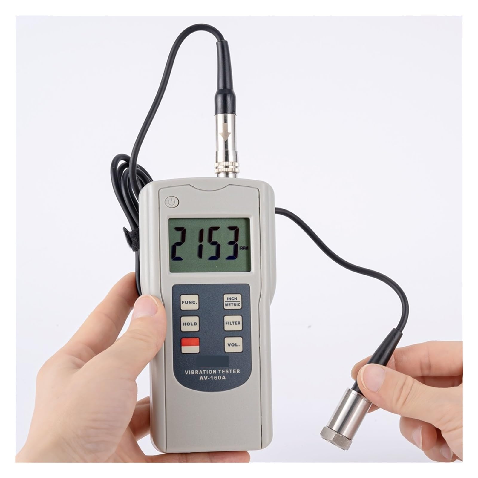 Medidor De Vibración, Máquina Prueba Electrónica Portátil Mano Digital(AV-160B)