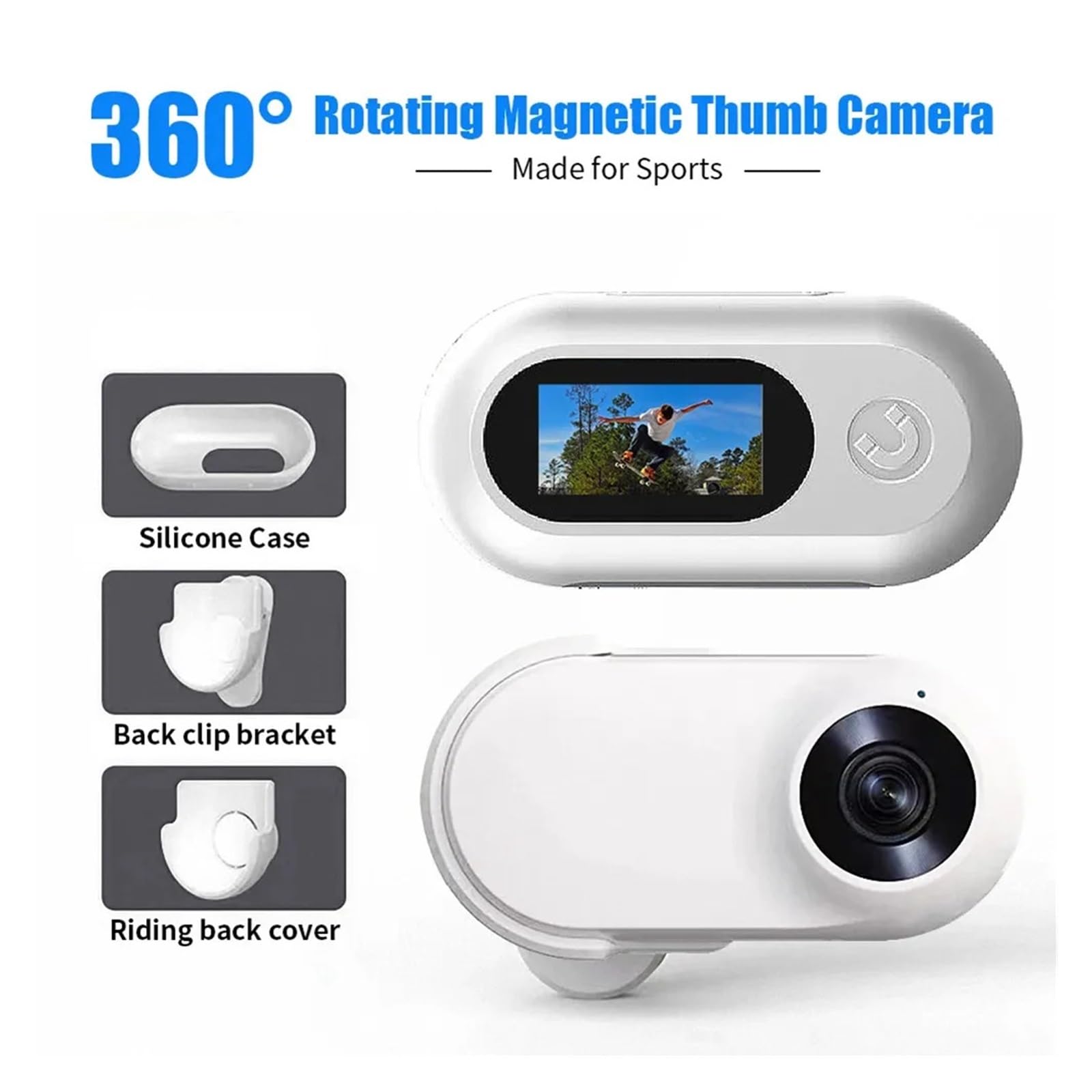 Azione Anti Shake Mini Macchina Fotografica 1080P HD Testa Montata Attrazione Magnetica Movimento Della DV Sport Video Recorder Casco Bici