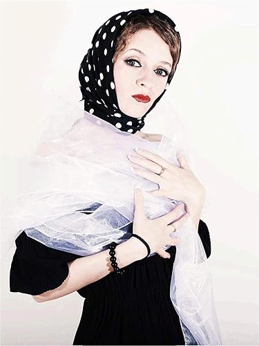 Miniatura 2 de SATINIOR Pañuelo cuadrado de gasa de los años 50, bufanda para el cuello, cinta de satén, lazo para el pelo para las mujeres