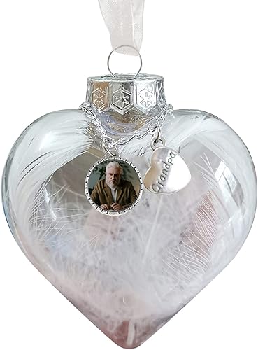 Miniatura 6 de Adornos de Navidad  Decoración para árbol de Navidad  Adorno de bola de fotos personalizada, adorno de bola de Navidad inastillable para vacaciones,