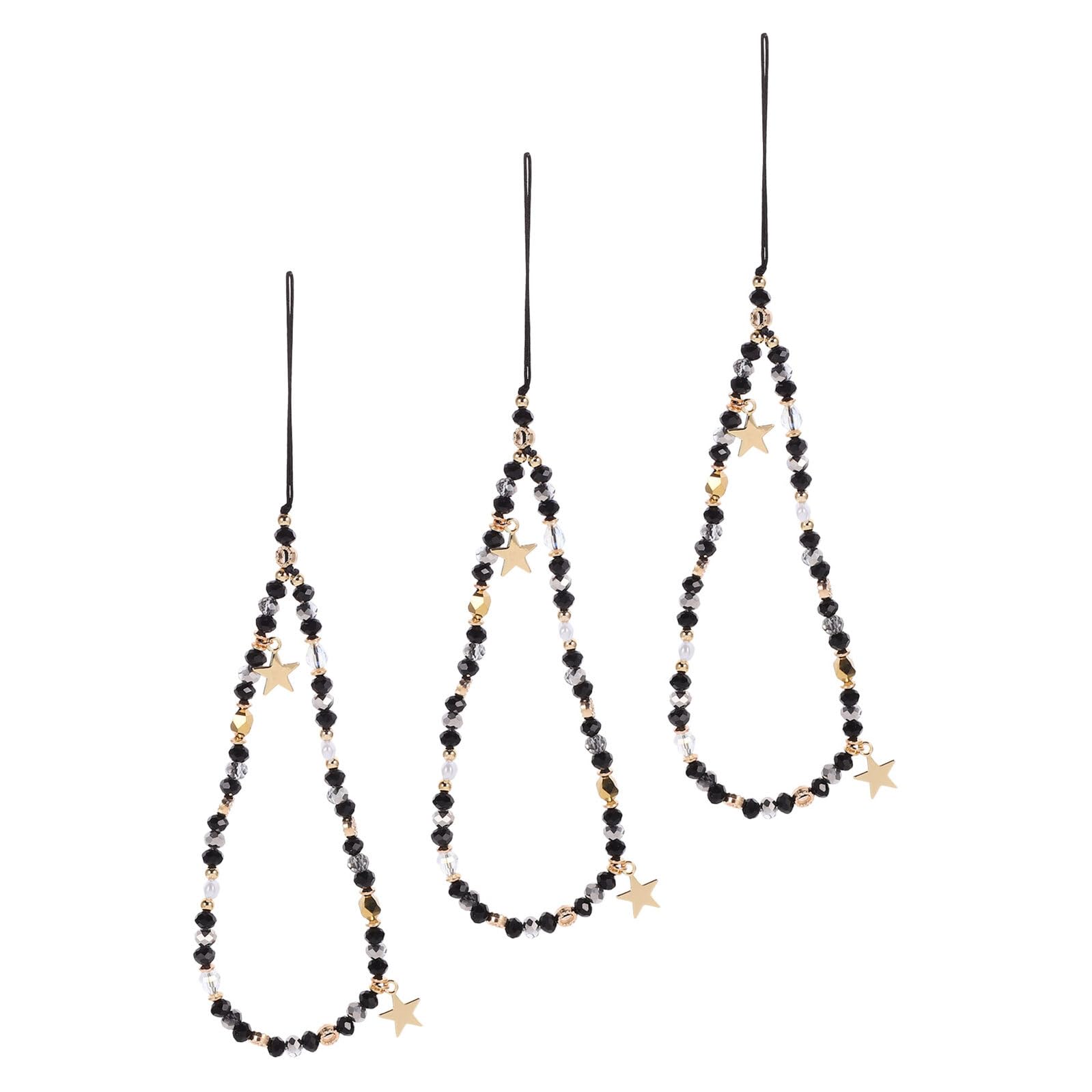 Correas de muñeca para teléfono evita caídas con este cordón ajustable negro 8