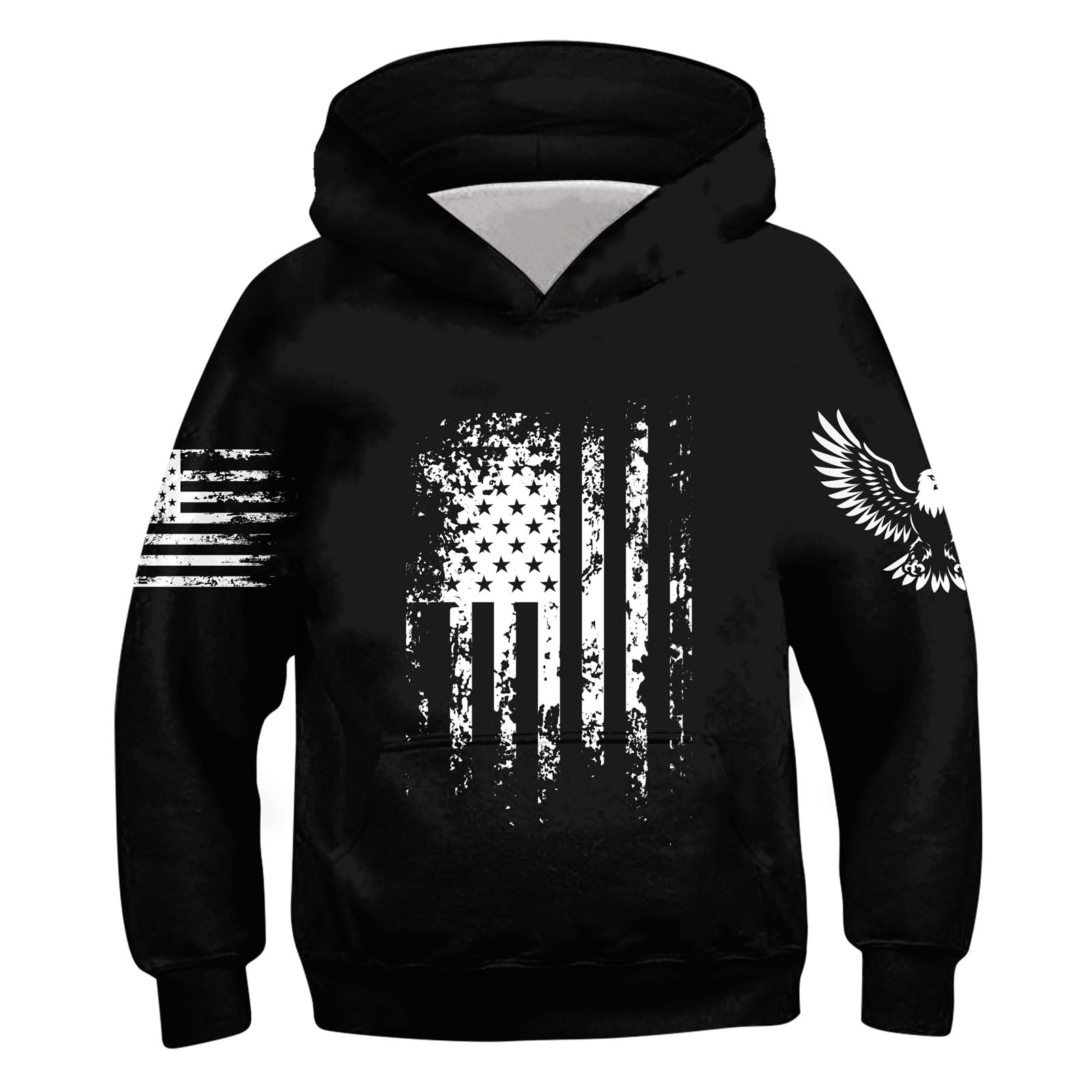 TUONROAD Boys Hoodies 3D Graphic Sweatshirt Lightweight Pullover 6-16T cool