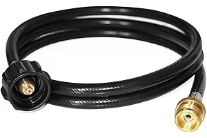6 Feet Propane Adapter Hose for Weber Q 1200 Grill (1 lb...