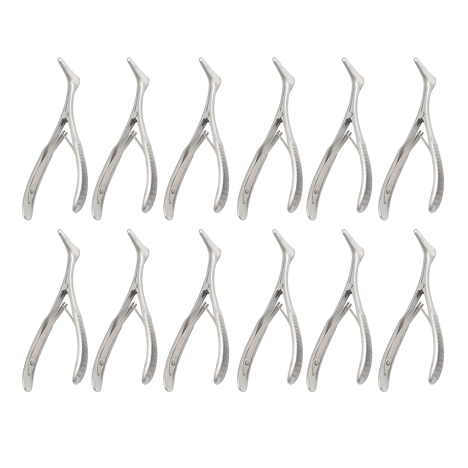 WellnessD'Light - Lot of 12 Pcs Large Vienna Nasal Speculum ENT Instruments Stainless Steel Premium Quality