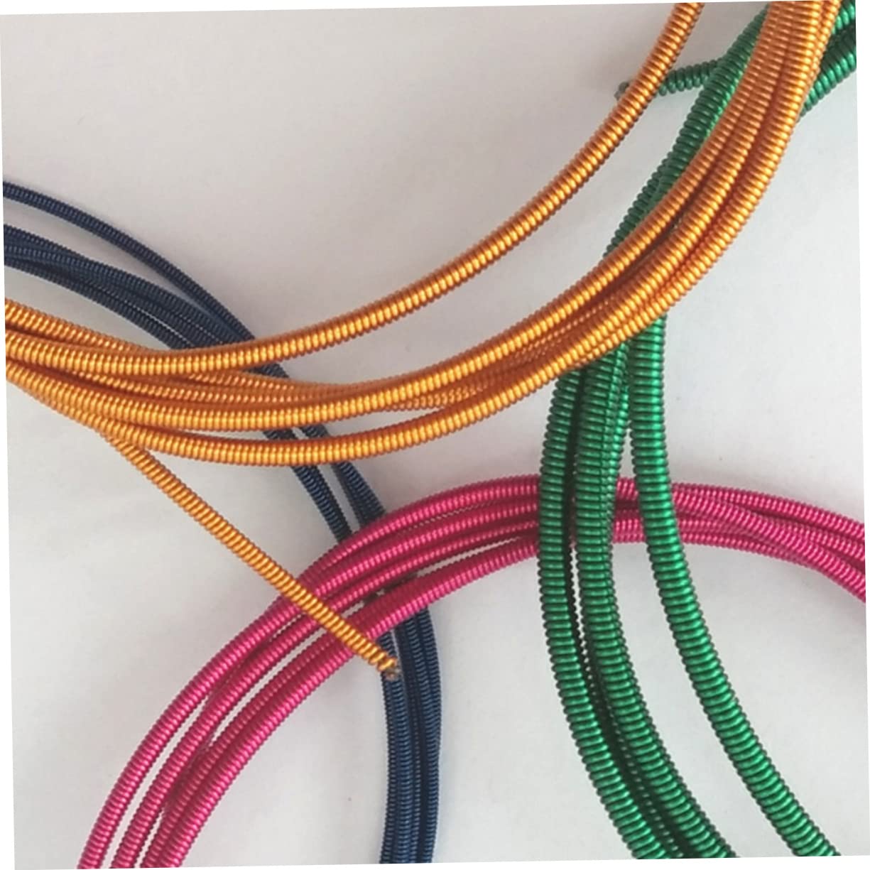 ibasenice 12pezzi Corde Per Basso Elettrico String Set Da Inossidabile Facilità Di Sostituzione Suoni Ricchi e Morbidi Accessori Per Musicisti Principianti
