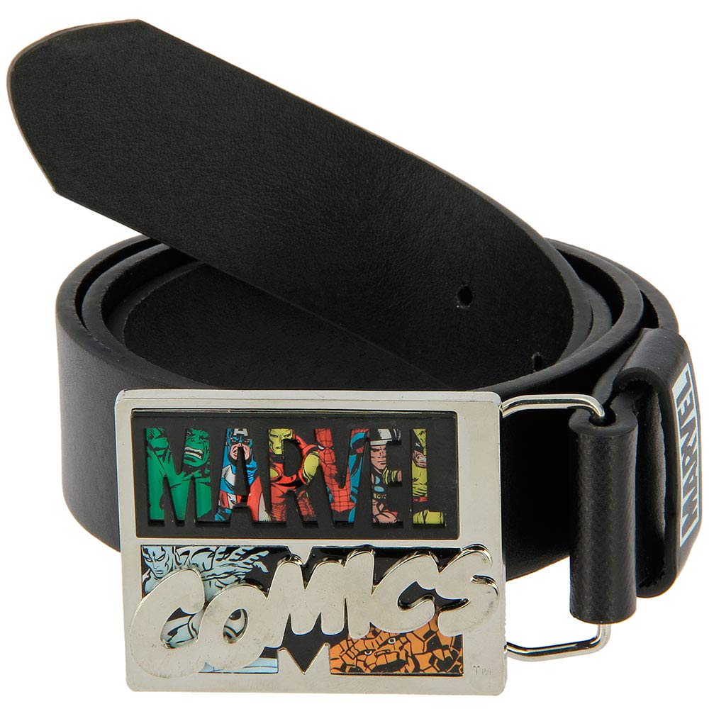 mvMarvel Deluxe Quality PU Leather With Marvel LOGO Buckle.