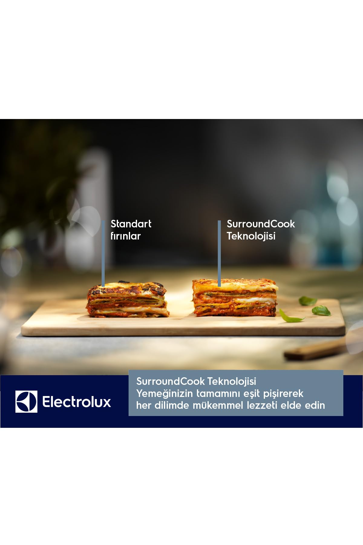 Electrolux EOF3H40BX – Horno Multifunción Serie 600 SurroundCook, 65 L, Limpieza AquaClean, Display LED, Cocción Multinivel, Función Grill, INOX Antihuellas