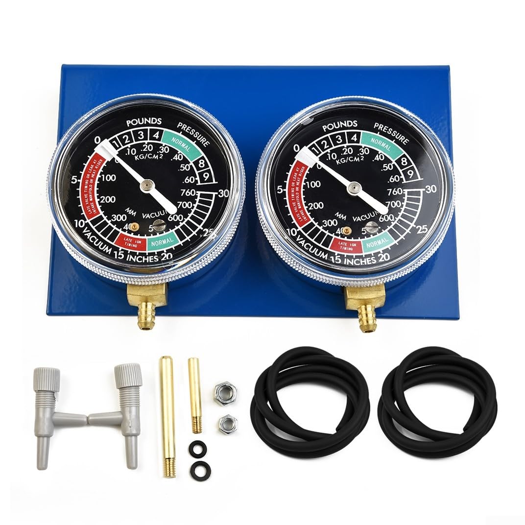 Jauge de vide de carburant pour moto, outil de synchronisation d'équilibrage à 2 cylindres, tiges d'extension de carburateur filetées en laiton