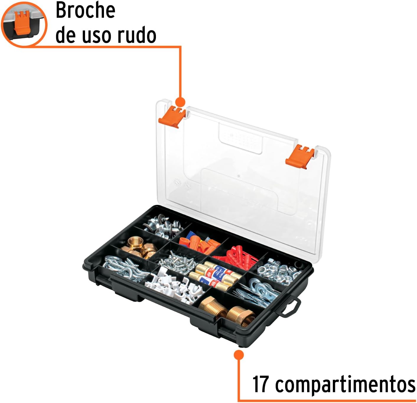 Truper 10035 / ORG-11 - 9", 11 compartments tray organizer