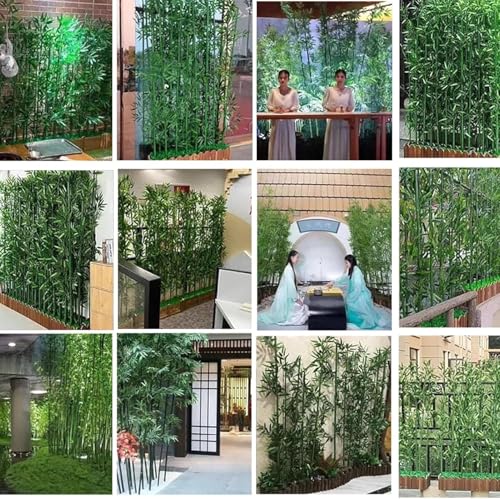 Faux bambou plus vert pour masquer un vis-à-vis intérieur de maison - 3