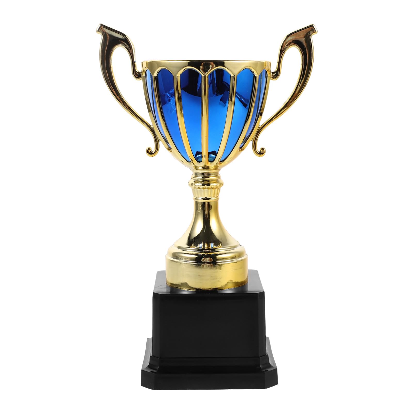 Lurrose Trofeo de Primer Lugar, Trofeo de plástico con Acabado Dorado y Rojo.