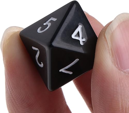 Miniatura 8 de 10 unidspack acrílico 8 caras D8 diversas formas escultura digital dados para club fiesta familia juego de mesa accesorios