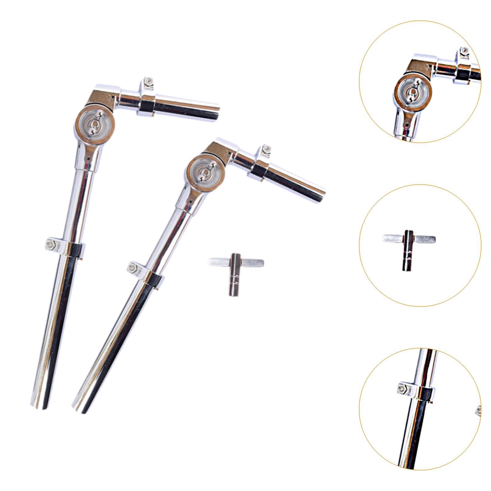 perfeclan Soporte para tambor, abrazadera de percusión, hardware estable, soporte de montaje de metal para, para bateristas de rendimiento, regalos, 2 Piezas