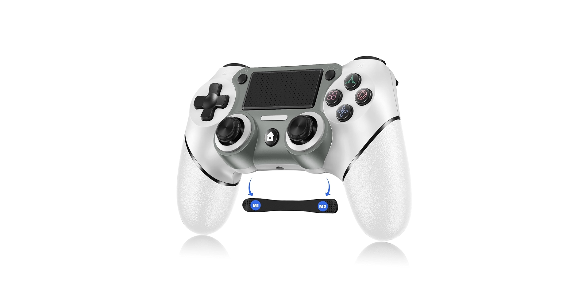 Amazon.com: Sombbry Wireless Controller for PS4, White ps4