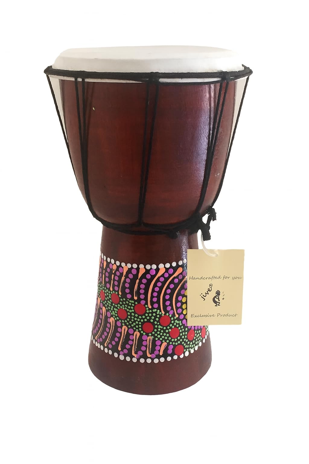 Amazon | Djembe ドラムボンゴ コンゴ アフリカンウッドドラム M