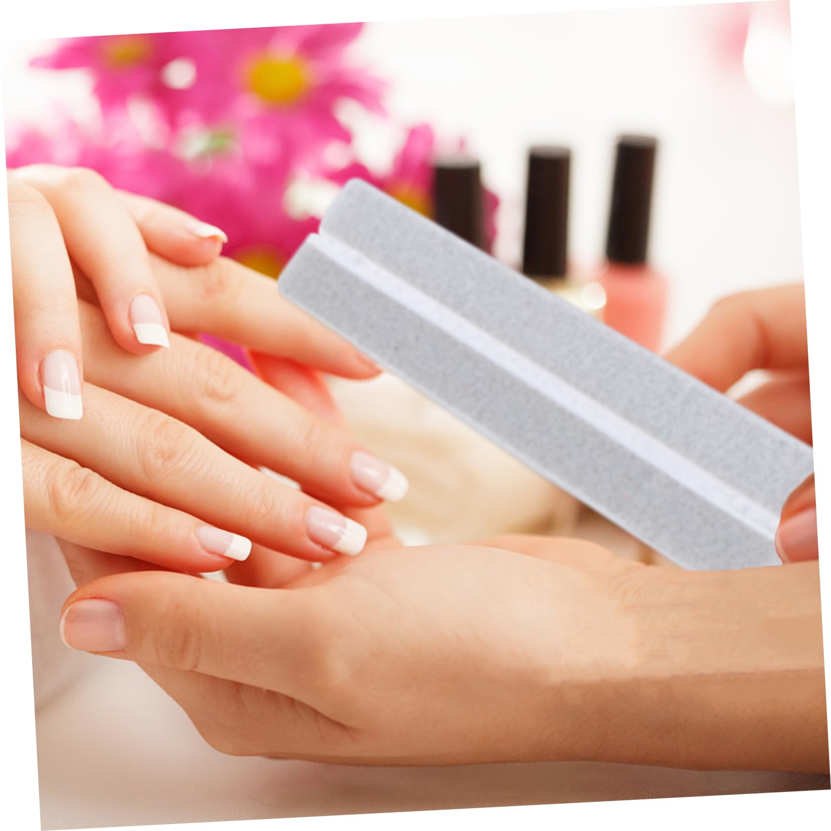 Healvian 120piezas Limas De Uñas Esponja Miniatura Coloridas Para Manicura Herramientas De Pulido y Reparación De Uñas Lijas Suaves y Duraderas
